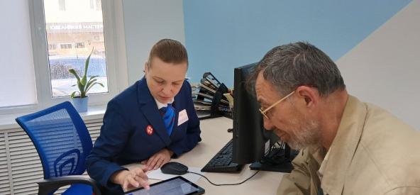 На приеме у начальника Шебекинского кадрового центра