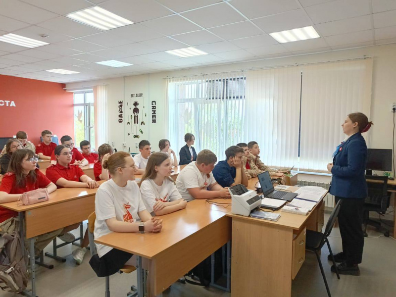 Школьники в мире профессий