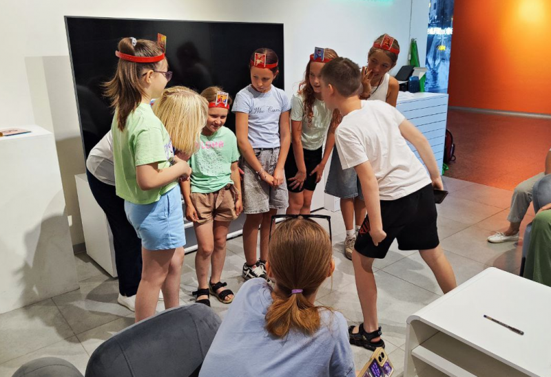 Кружок профориентации в летнем лагере 