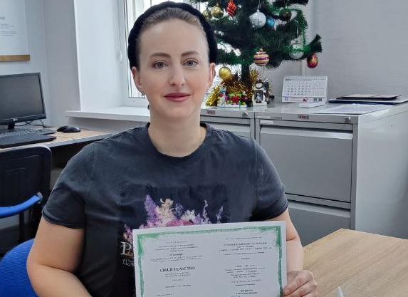 Жительница Старого Оскола освоила новую профессию при поддержке Кадрового центра